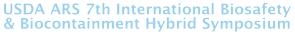 USDA ARS 7th International Biosafety and Biocontainment Hybrid Symposium Logo